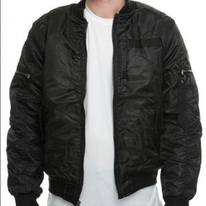Black Bomber Jacket